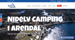 Desktop Screenshot of nidelvcamping.no